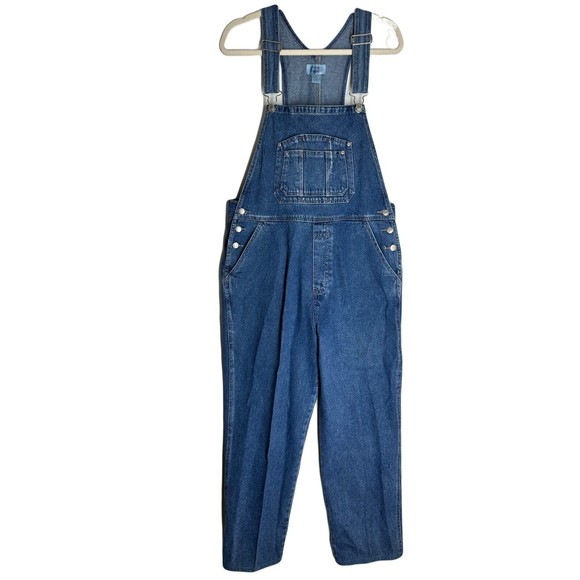 Austin Clothing Co Mens Denim Bib Overalls Size XL Carpenters Blue Denim Jeans